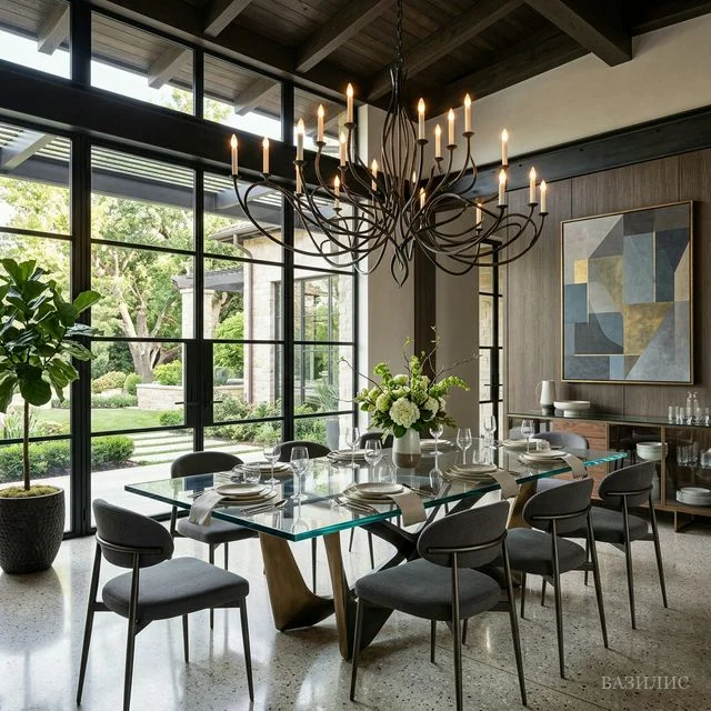 Каминный набор из кованого металла