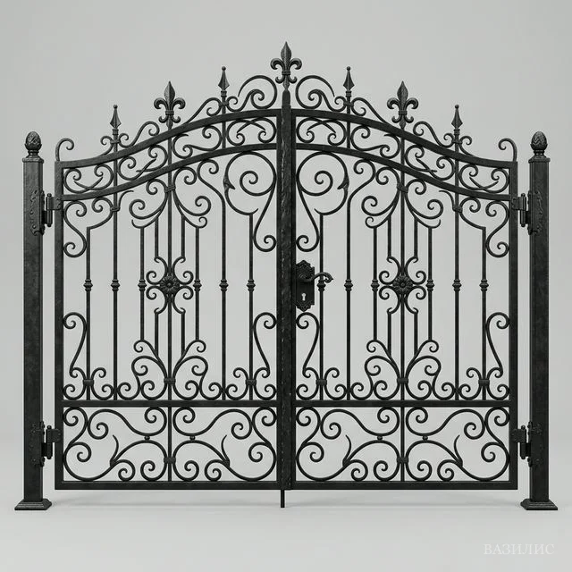 Ворота распашные классические