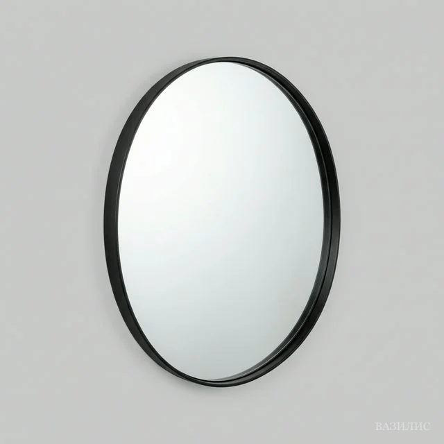 Зеркало в кованой раме круглое