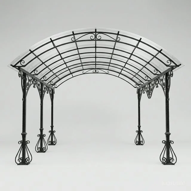 Навес кованый для авто