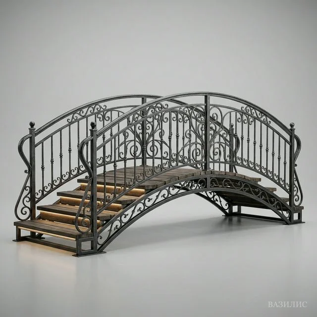 Мостик с подсветкой 3 м